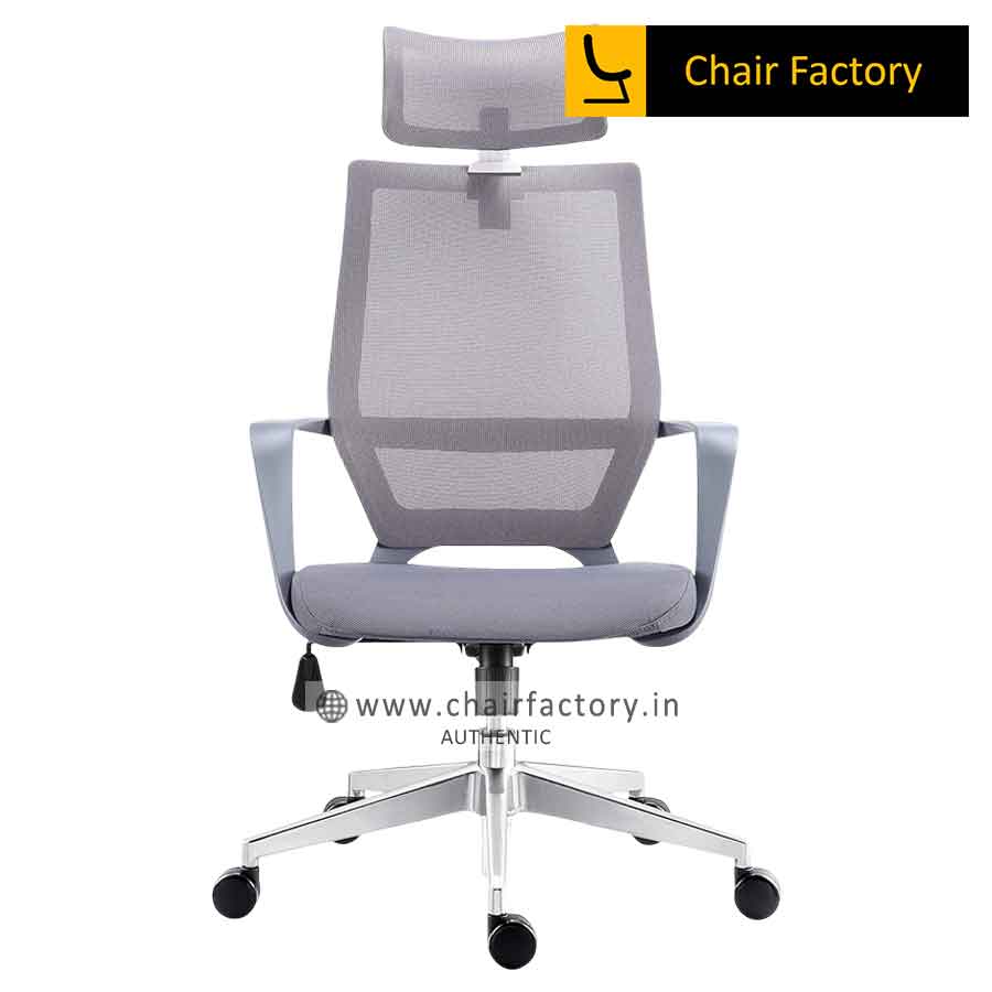 Focus White High Back Ergonomic Office Chair 